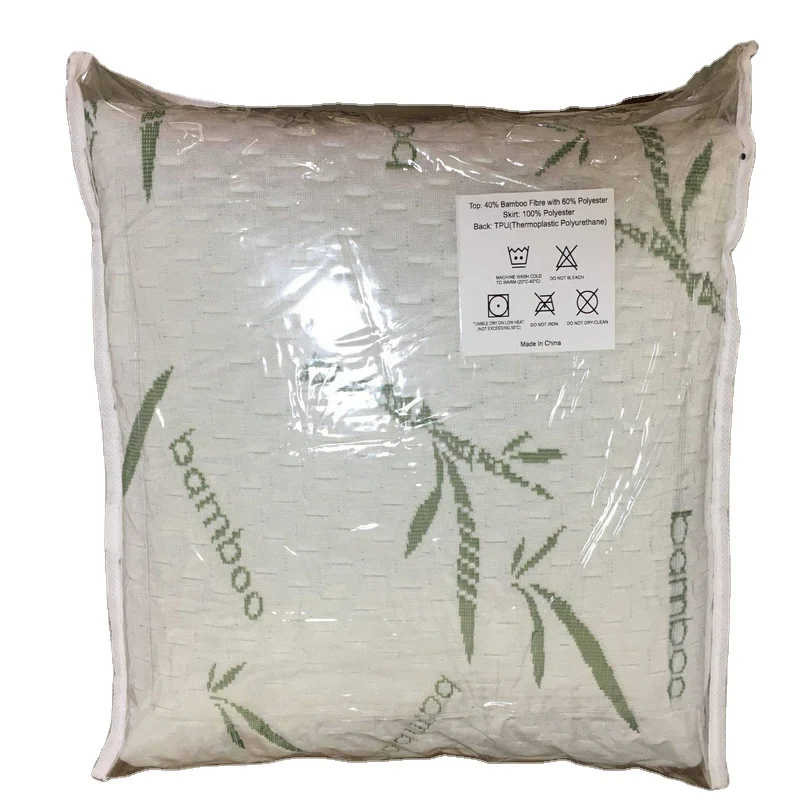 Бамбуковый воздушный слой жаккардовая Водонепроницаемая натяжная простыня наматрасник защитный чехол для дома