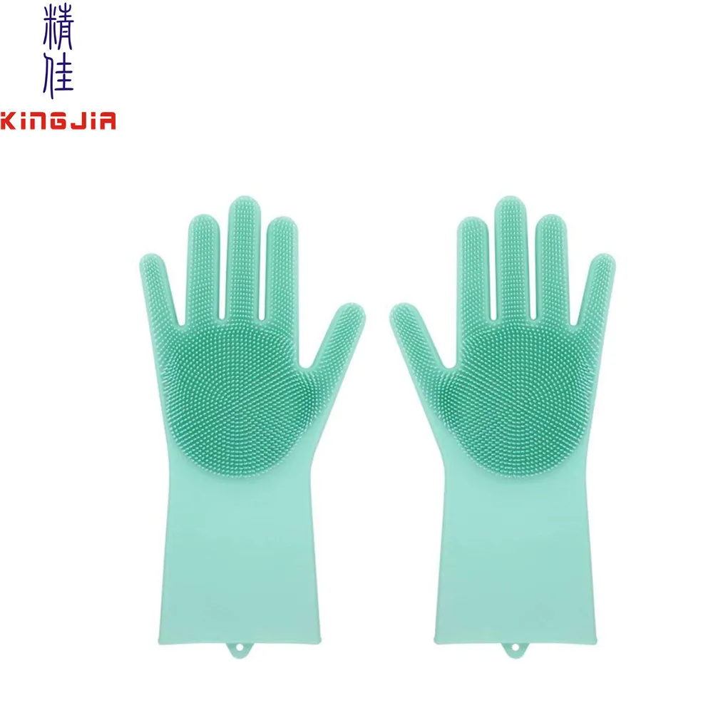 household products silicon dish washing gloves
