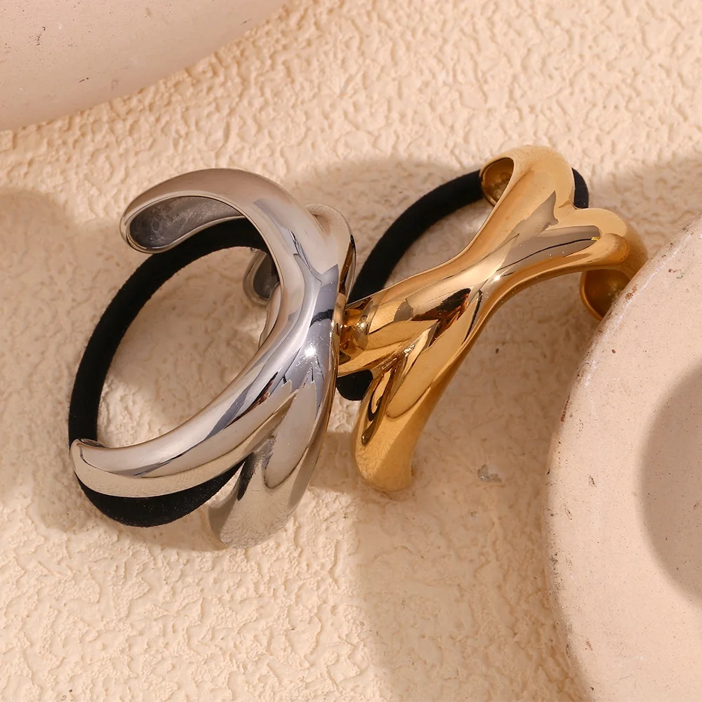 Олень Рог олень аксессуары для волос Женщины позолоченный галстук женщин водонепроницаемый нержавеющей стали ювелирные