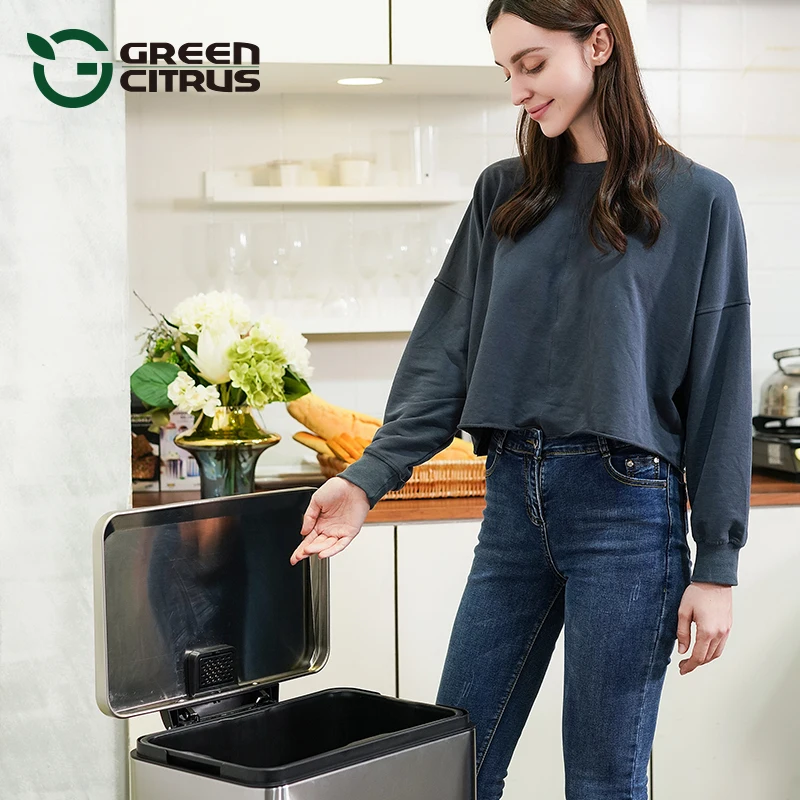 Sorting Odorless Foot Operated Kitchen Waste Bin Medical Recycle Garbage Can With Pedal