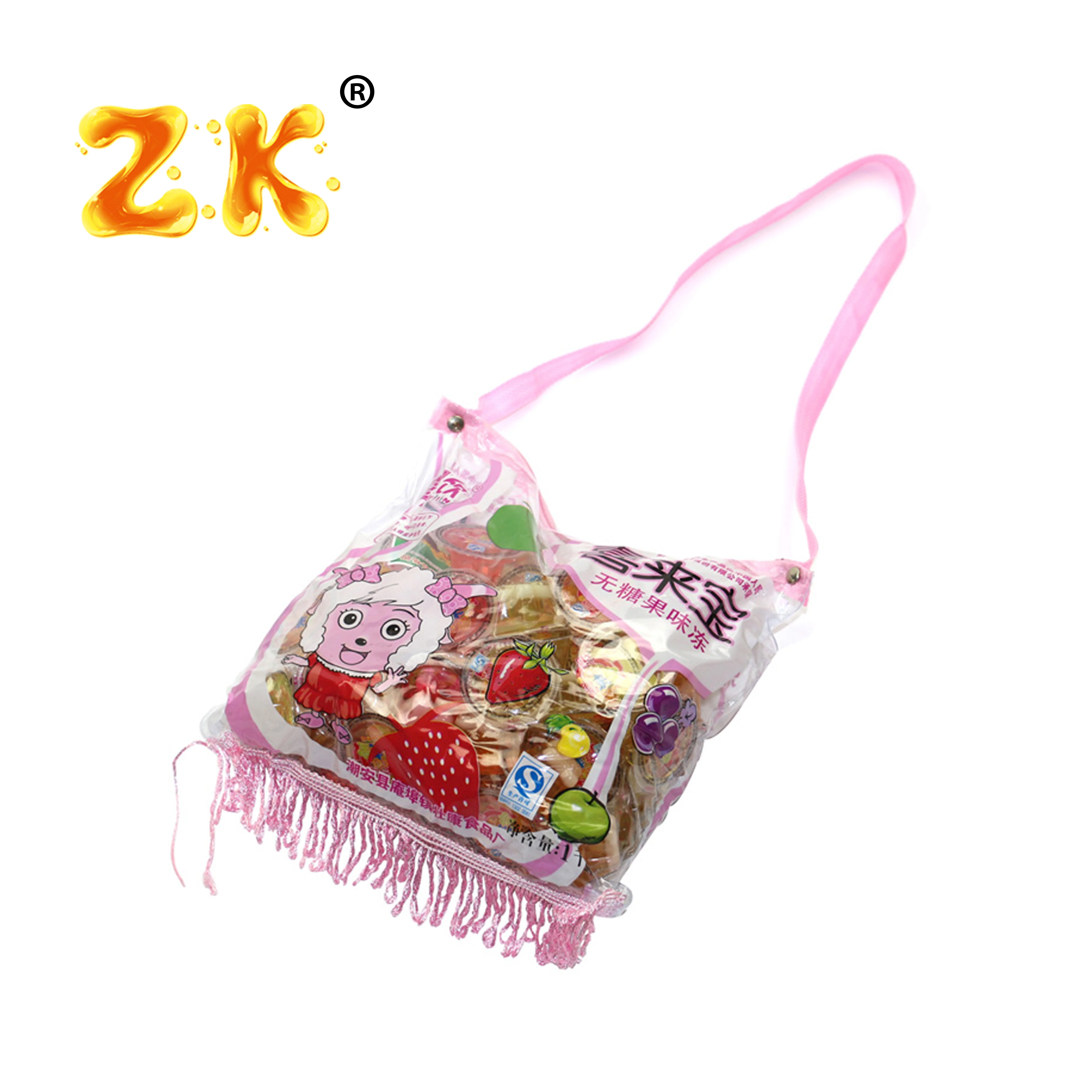 Mixed Mini Fruit Cup Jelly in Plastic Bag