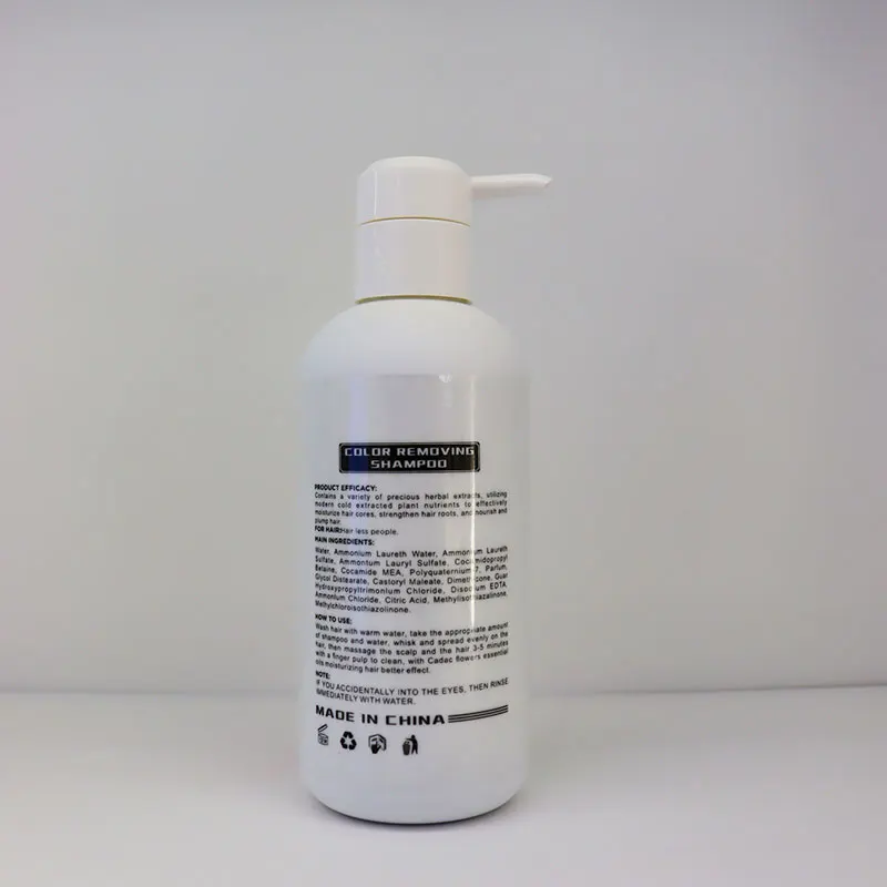 Factory Price Good Quality Anti Yellow Purple No Yellow Shampoo For Bleached Hair