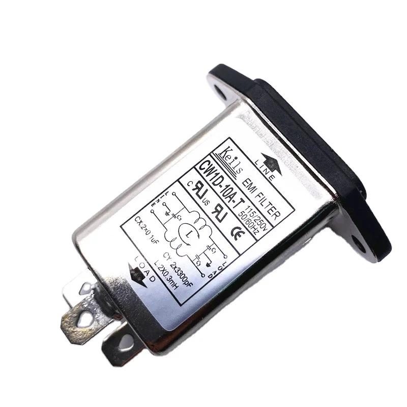 
1D Low Pass Electronic Equipments Power Pcb Emi 220v Ac Noise Filter 