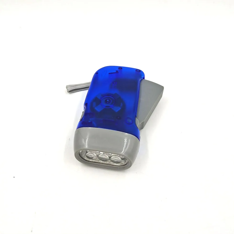  Аварийный многоцелевой на открытом воздухе перезаряжаемый LED налобный фонарь 3 светодиодах ручного нажатия фонарик