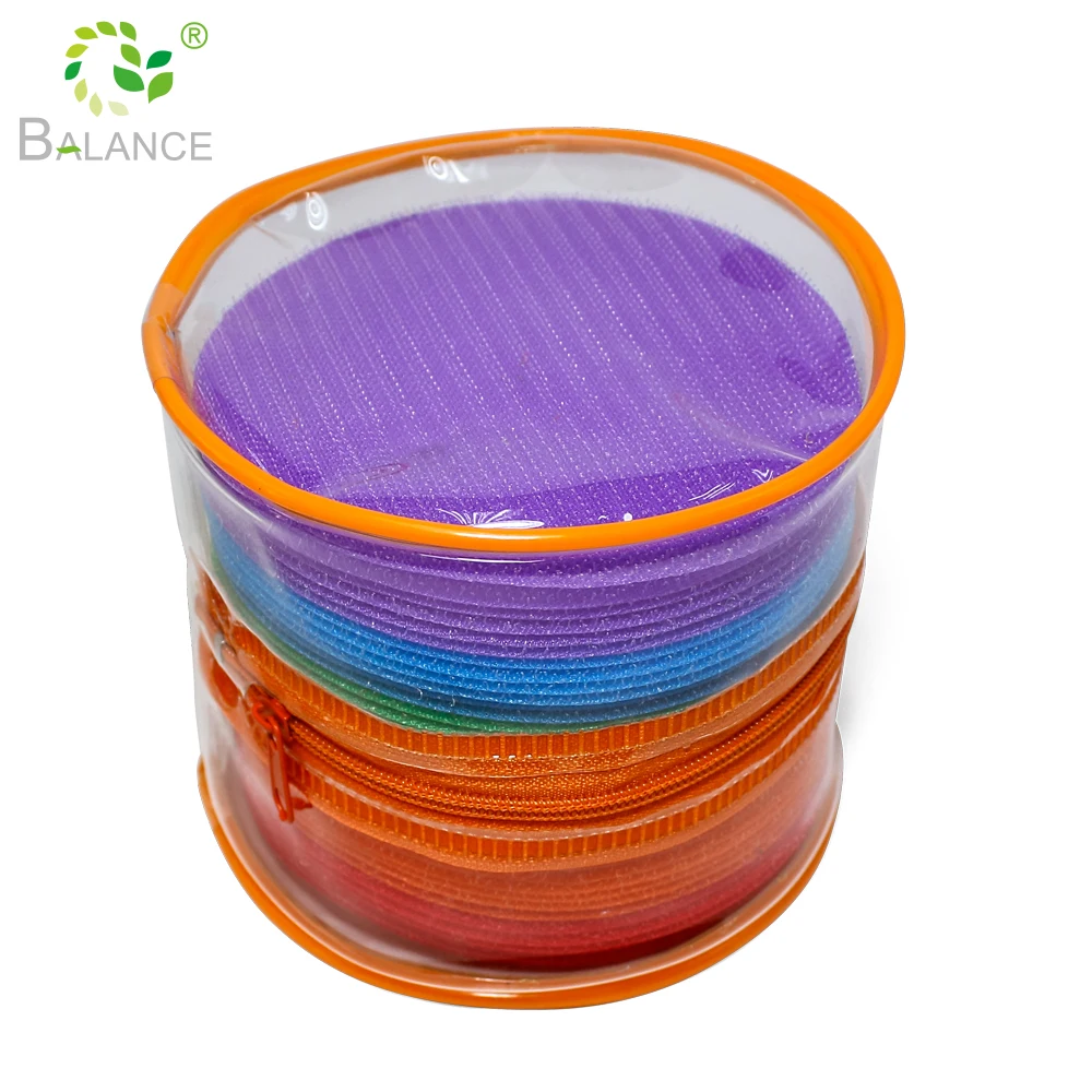 Новый продукт Amazon, нейлоновый крючок и петля, 5 цветов * 6 шт., напольные круглые ковровые маркеры, сидячие точки для класса