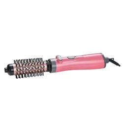 Hot Air Blow Dryer Brush Professional 2 In 1 Straightener Comb Electric Blow Dryer Rotating Hair Brush Roller Styler