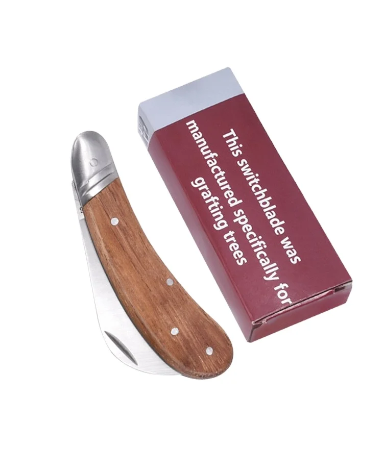 Factory direct sales rosewood electrician knife Solid wood  outdoor portable self-defense folding knife