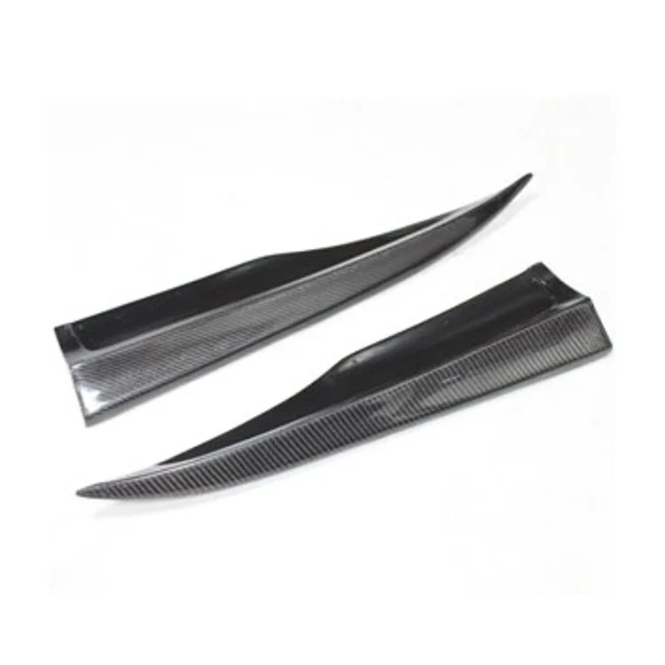 Carbon Fiber FRP Rear Lip Side Splitters Aprons Bumper Cupwings Diffuser For Benz C Class W204 C63