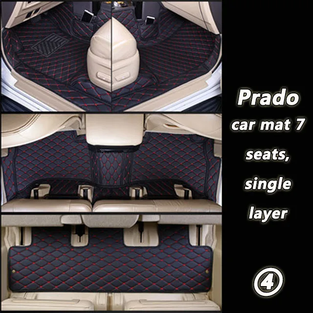 FOR Toyota Prado single-layer car mat 2010-22 model 19 overbearing 2700 dedicated five/seven seats