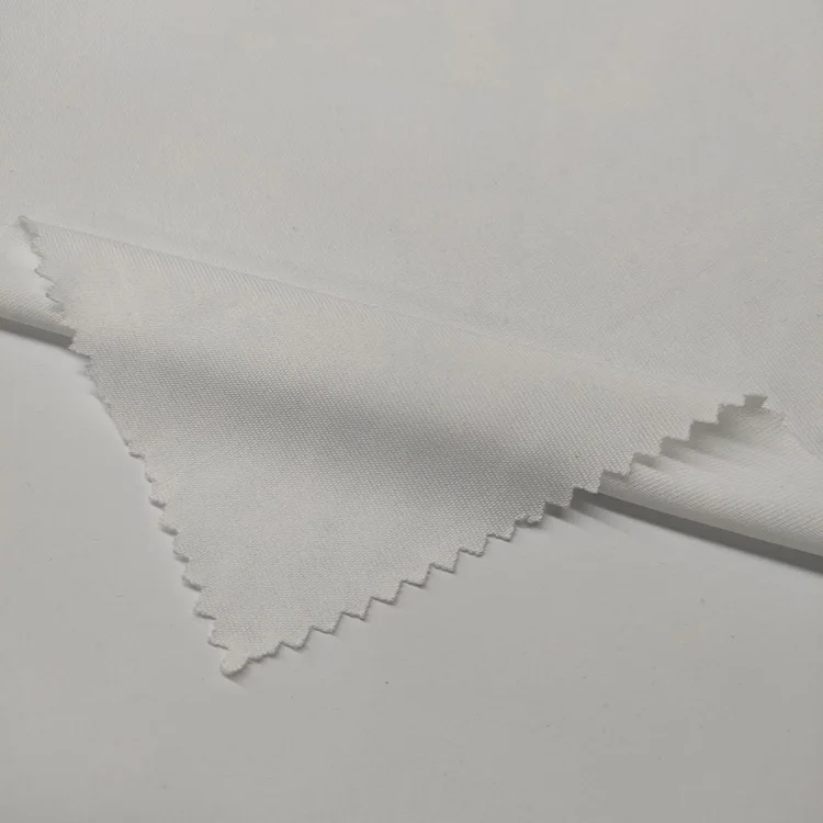 China Textile Manufacturer 100 Polyester Single Jersey Fabrics White Jersey Knit Fabric