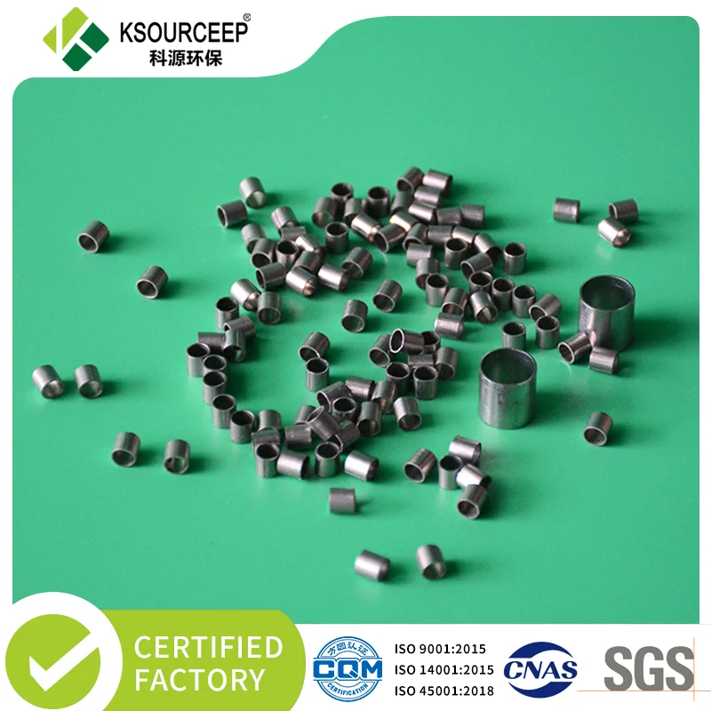 Heat Resistance Carbon Steel Stainless Steel Raschig Rings 25mm 50mm 89mm Metal Raschig Ring for Tower Packing