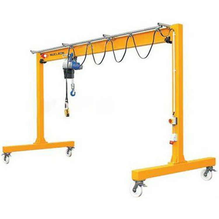 Workshop Using Single Beam Portable Small Mini Gantry Crane 2 Ton 3 Ton 8 Ton