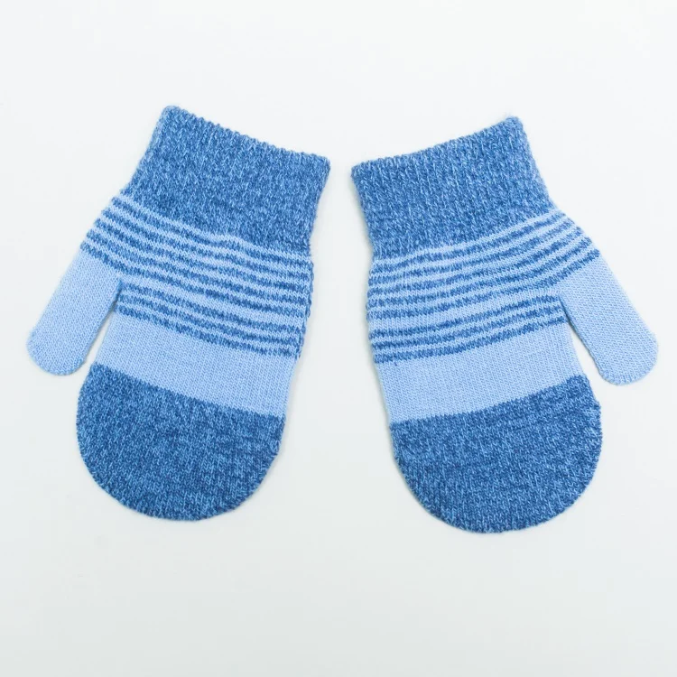 
Wholesale Seven Needle Double Layer Winter Warm Knitted Gloves 