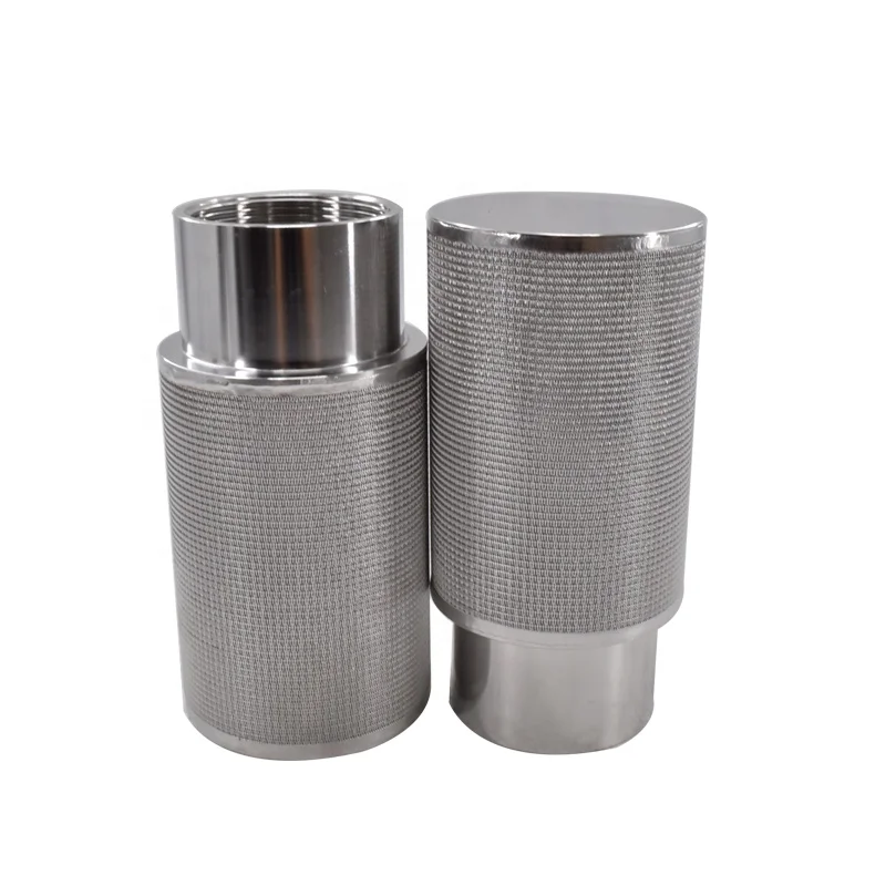 Ultra fine 1 micron sintered metal filter/ sintered woven wire mesh