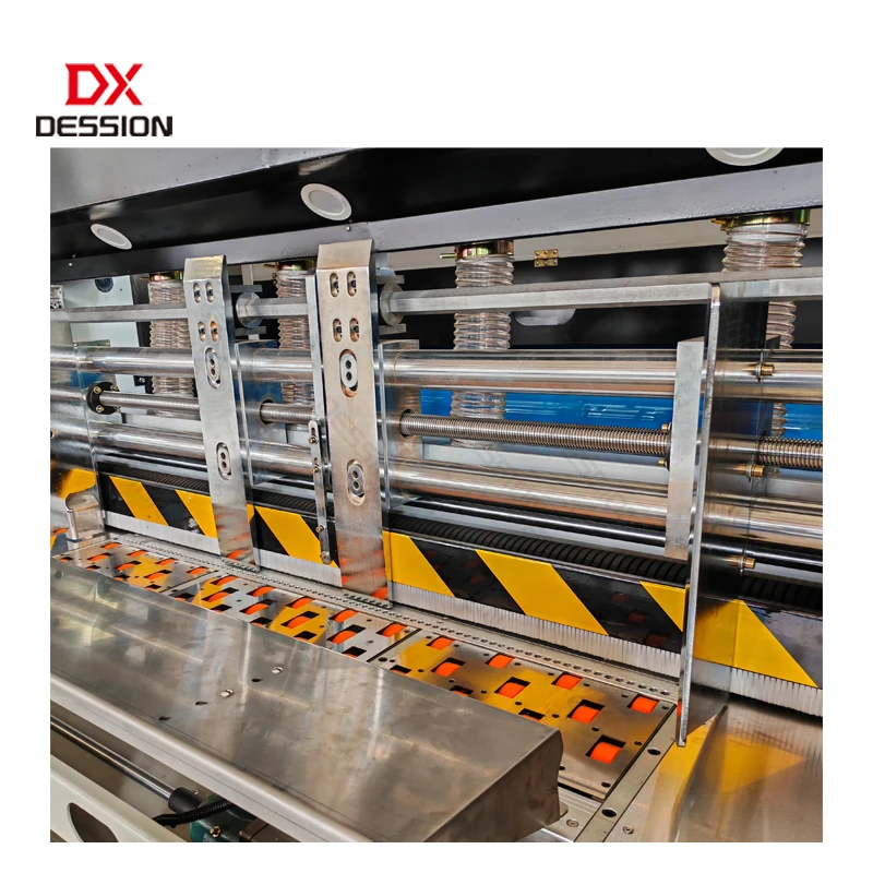 High Quality Corrugated Carton Box Flexo Printing and Die Cutting Waste Stacking Machine Printer Slotter Rotary Cutter