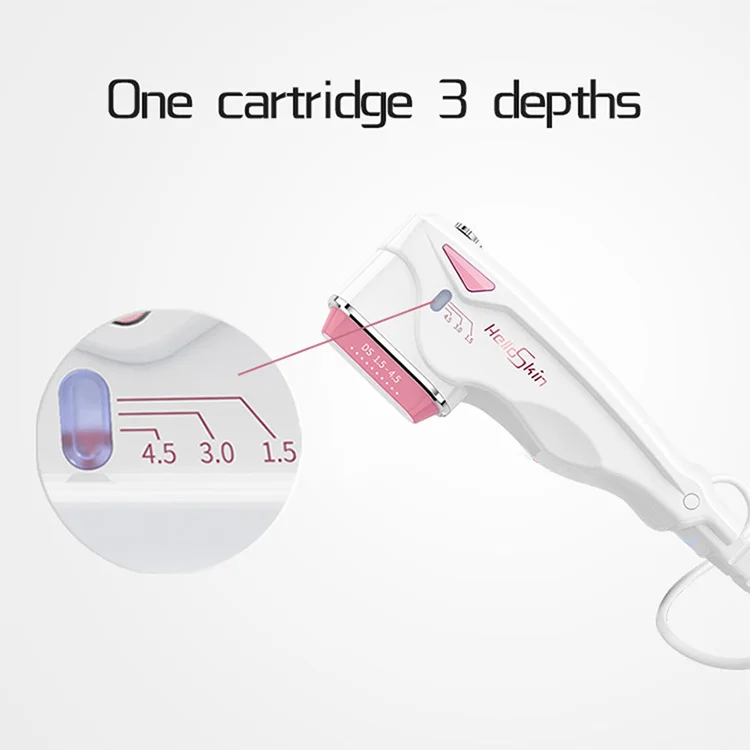 Personal Use Mini Hi Fu Machine 3 Depth 1.5mm 3.0mm 4.5mm Wrinkle Removal Skin Rejuvenation Ultrasound Face Lifting Device