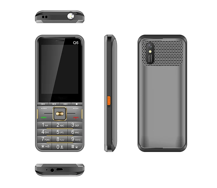 
Shenzhen mobile phone supplier 3 Sim 2500mAh Big Battery Feature Mobile Phone 