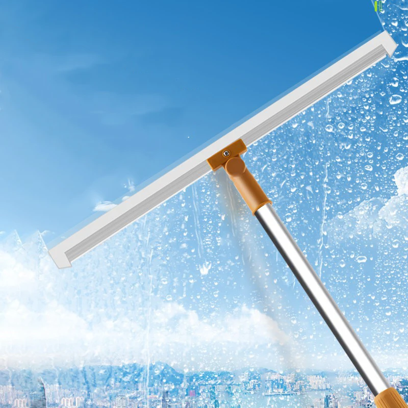 Three-in-One Magic Silicone Mop Household Bathroom Mirror and Floor Cleaning Wiper Kitchen and Home Usage Single Blade Design