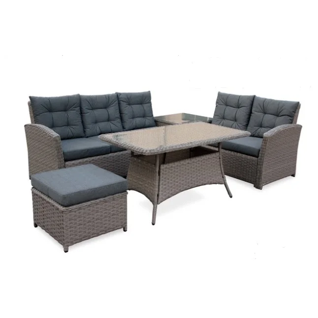 
outdoor natural rattan wicker sofa set 