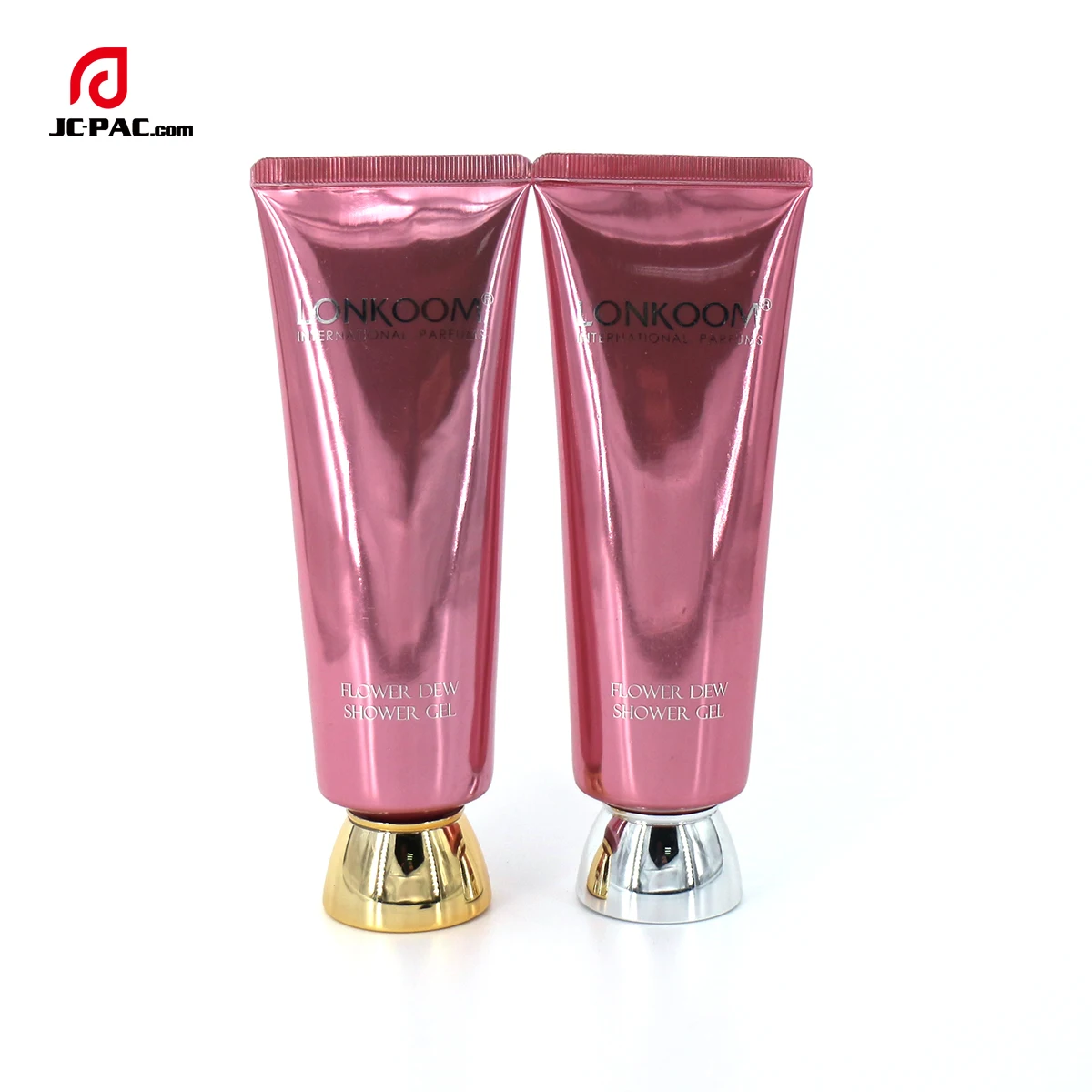 Pretty Cosmetic Packaging Plastic Tube with Flip Top Cap for BB Cream Clear Plastic Packaging Tubes Empty Silver Squeeze tubes