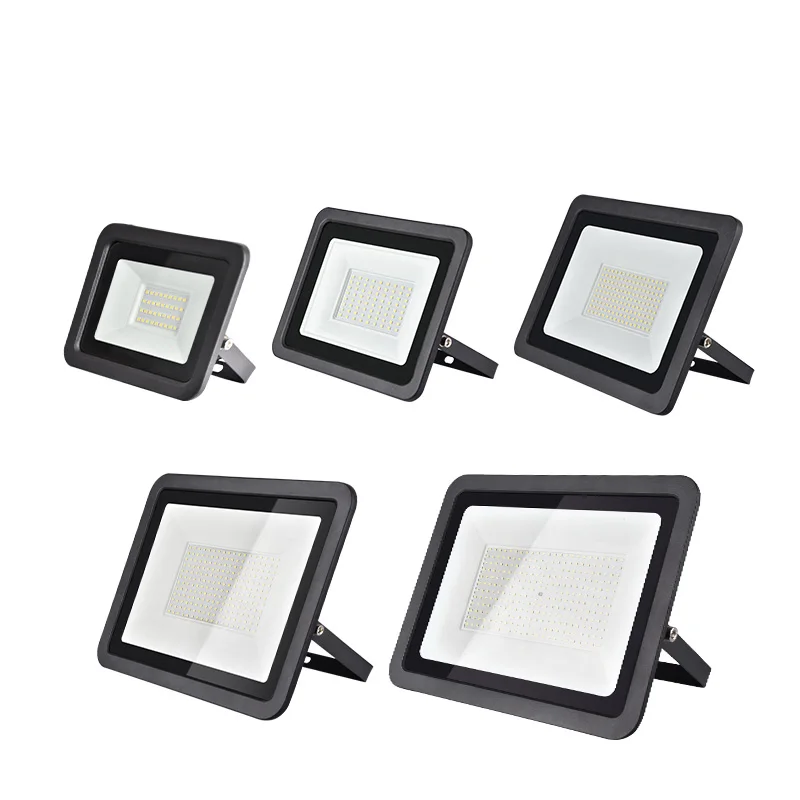 LUX Slim CE RoHS High Power Projector Garden Lamp IP65 Waterproof Floodlight 20W 30W 50W 100W 150W 200W Outdoor Led Flood Light