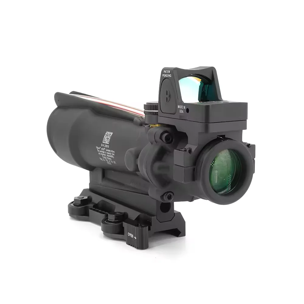 Оптовая продажа 5x35 ACOGS стекло из красного волокна охотничий прицел аксессуары для охоты с комбинацией красных точек