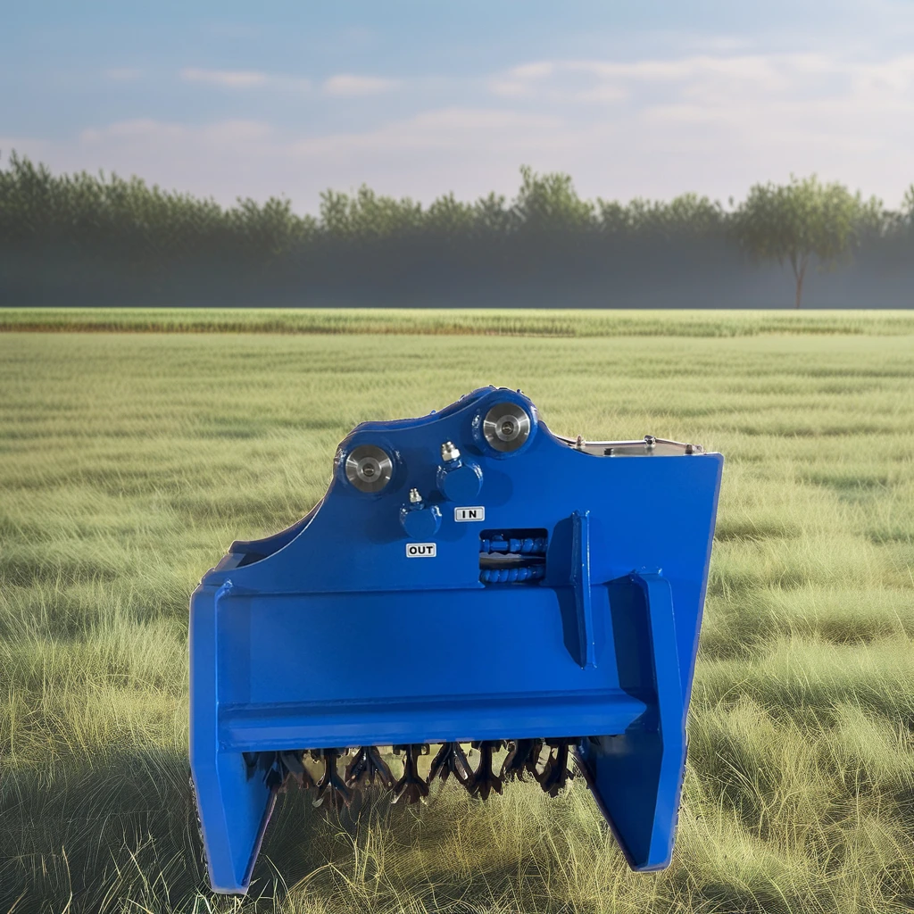 New Mini Hydraulic Excavator Flail Mower Farm Machines for Sale Mulcher for Excavator Flail Mower