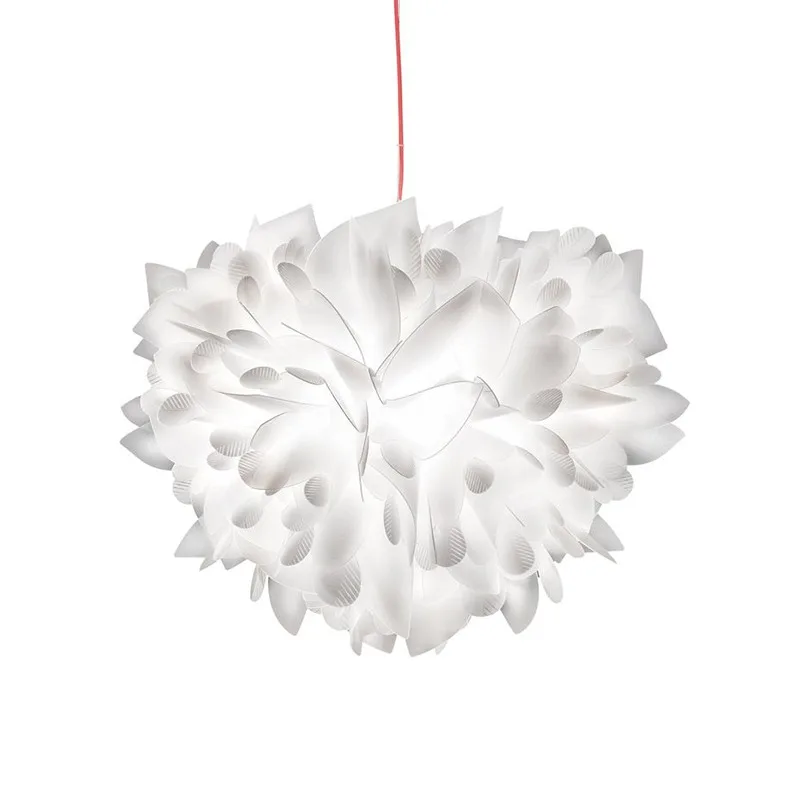 Italian Minimalist Clothing Store Restaurant bar Bedroom Feather PVC Chandelier