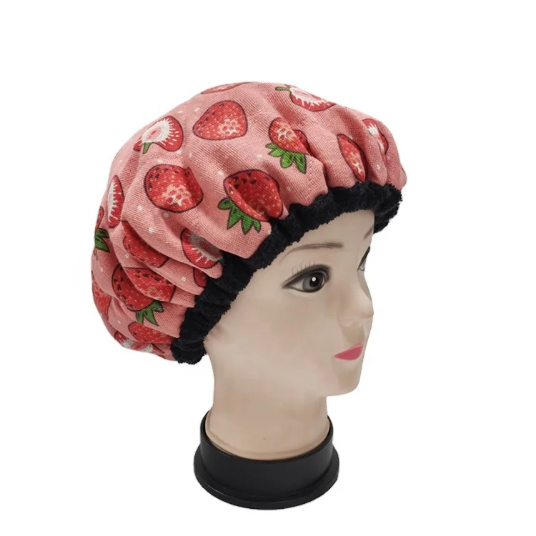 Best Selling Product Reusable Cordless Flaxseed Hair Steaming Deep Conditioning Heat Cap heat treatment cap