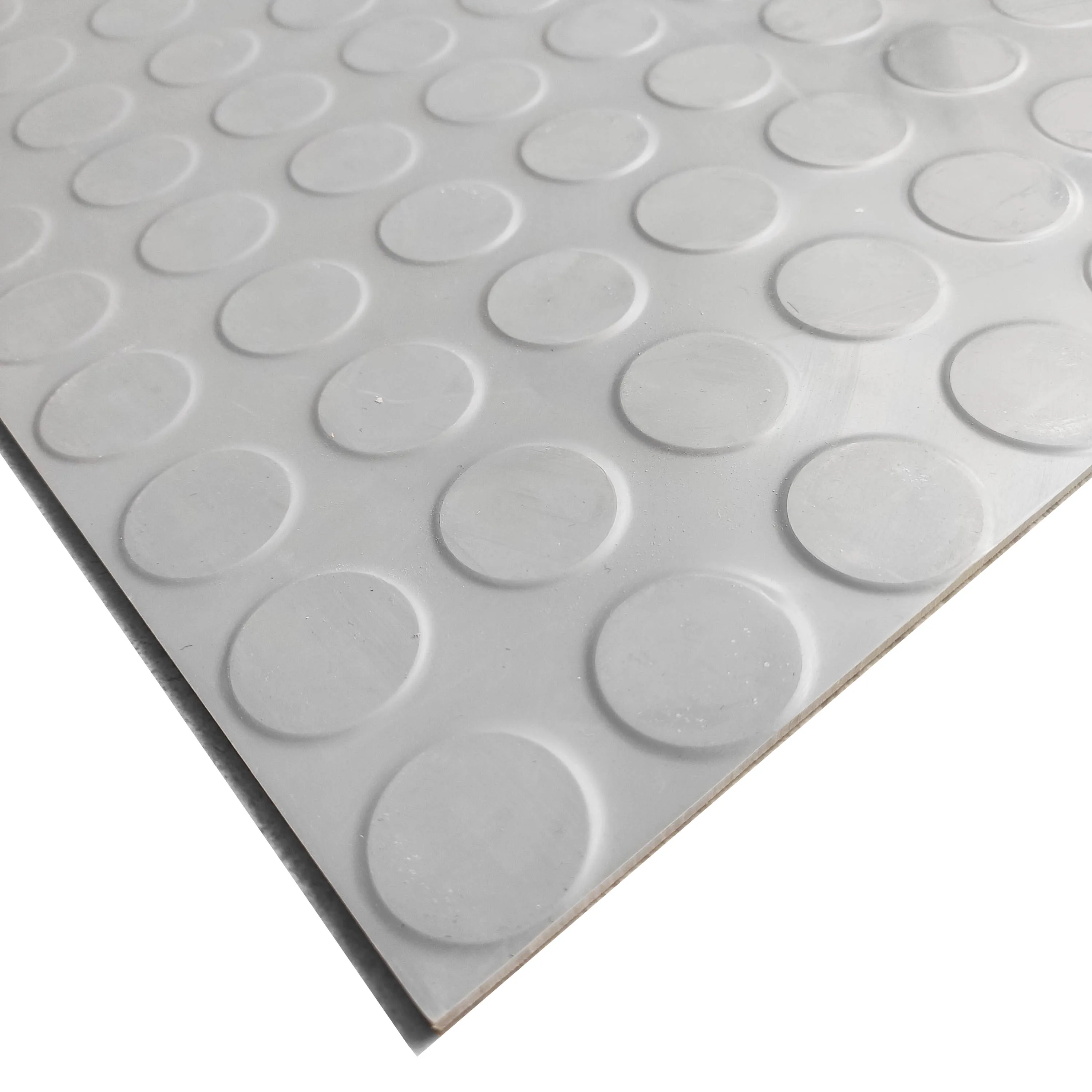 Custom logo raised coin rubber tile floor/ garage floor tiles rubber flooring