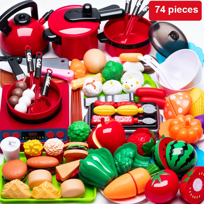 2024 New Arrivals Fashion Kids Eco Friendly Best Seller Miniature Kitchen Set Gor Real Cooking Kitchen For Girls Kids
