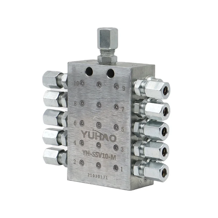 Detective Volumetric Grease/oil Distributor/separator Valve/divider 5 Outlets For Centralized Lubrication System/rh3500