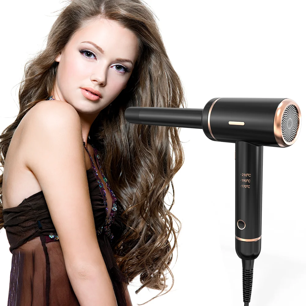 Newest Wholesale Wired Hair Curler Fast PTC Heating&3 Power Levels Hair Styling Tools Portable Curling Iron For Outdoor Use