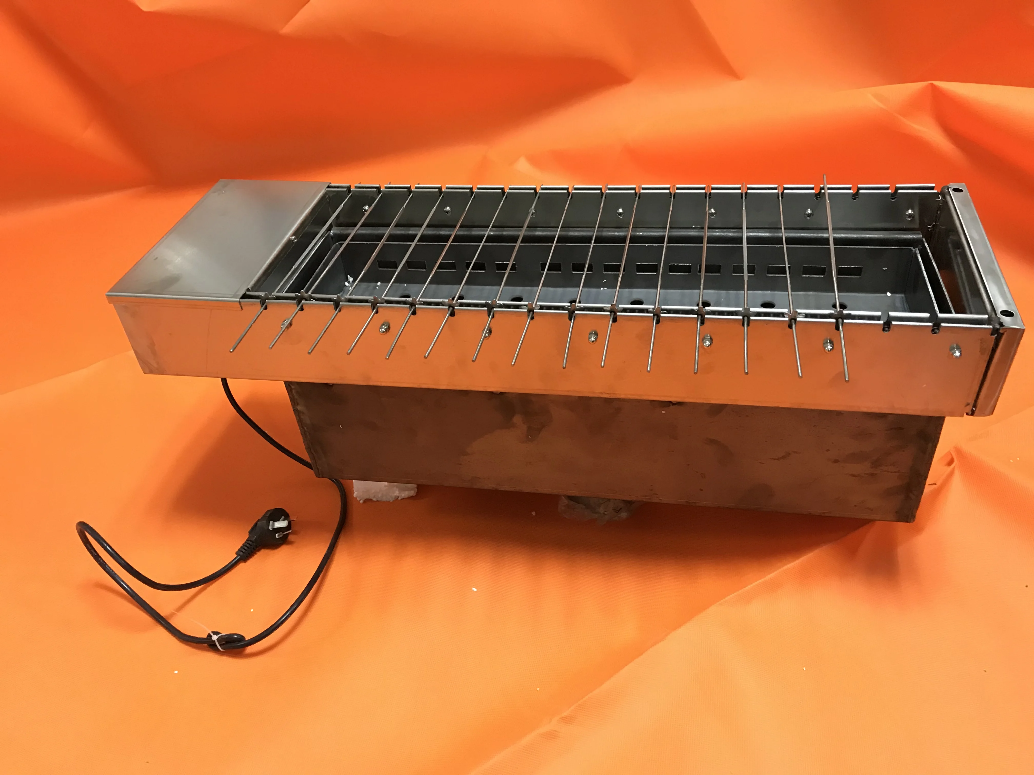 Automatic 14 Kebabs Electric BBQ Grill