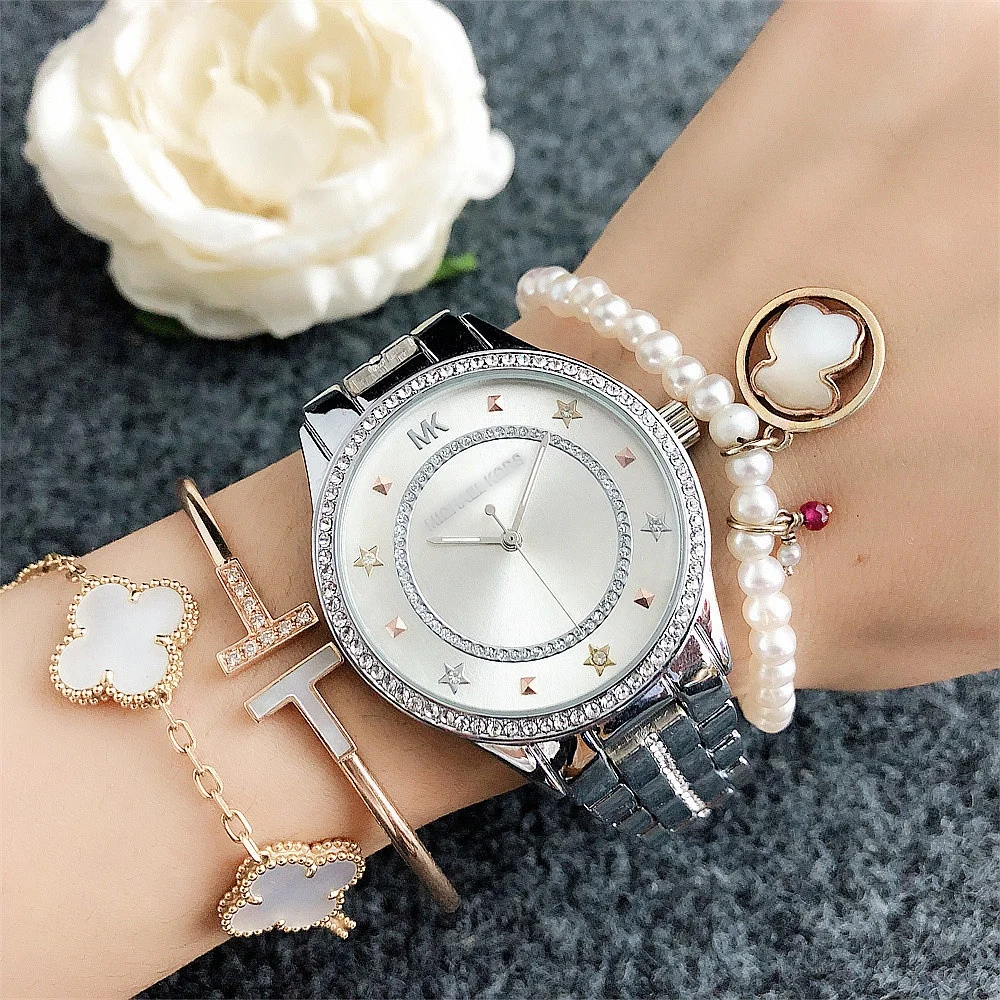 2024 Fashion Luxury Brand montre femme Ladies Reloj de mujer Watches MK Wrist Quartz Watch for Woman