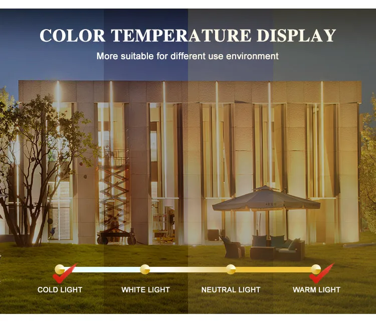 6V high-end aluminum outdoor pillar LED aluminum solar garden light