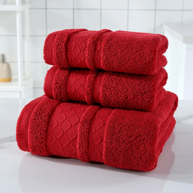 Wholesale Bath Towel Set 100% Egyptian Cotton Luxury Plain Bath Towel