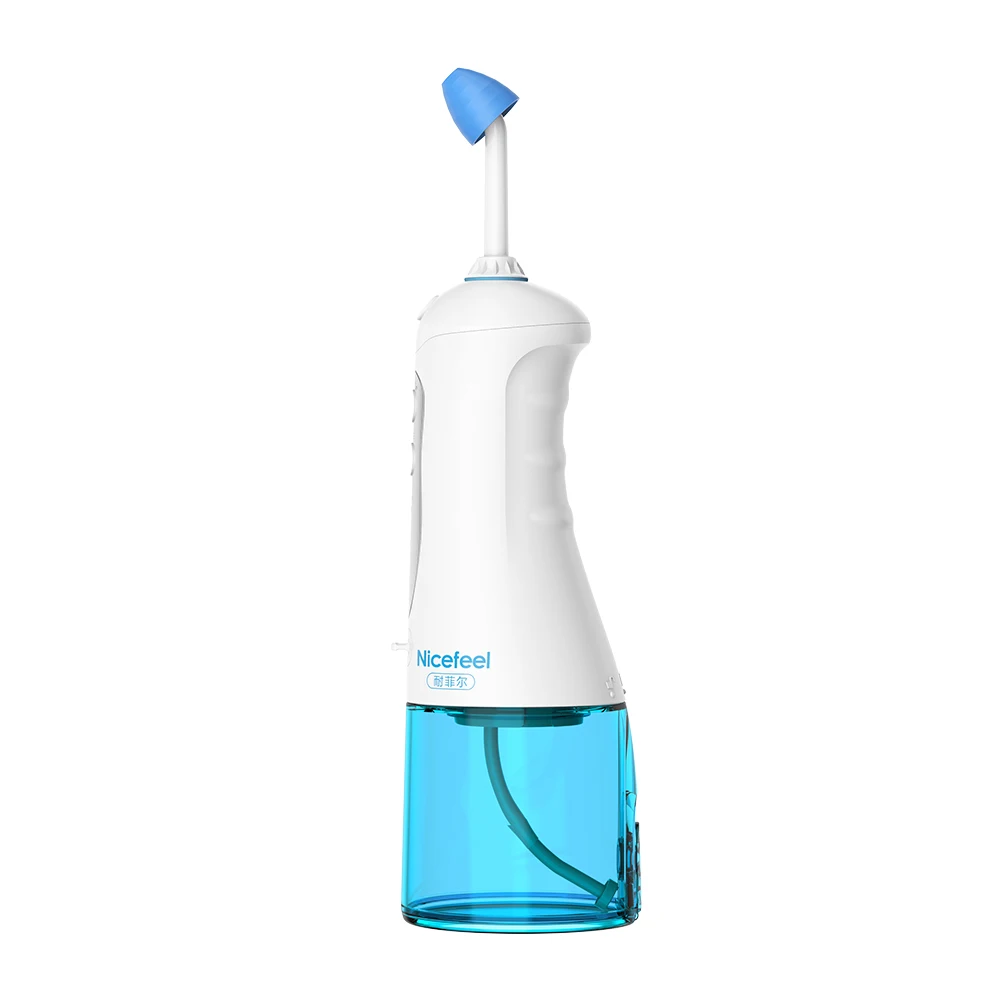 CE Rohs Approved Nasal Irrigator Portable Design with Replaceable Jet Tips Nicefeel Design