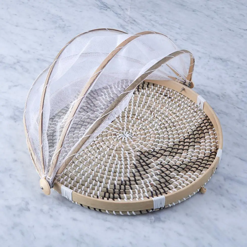 
Eco friendly seagrass food mesh cover dome cheap price 