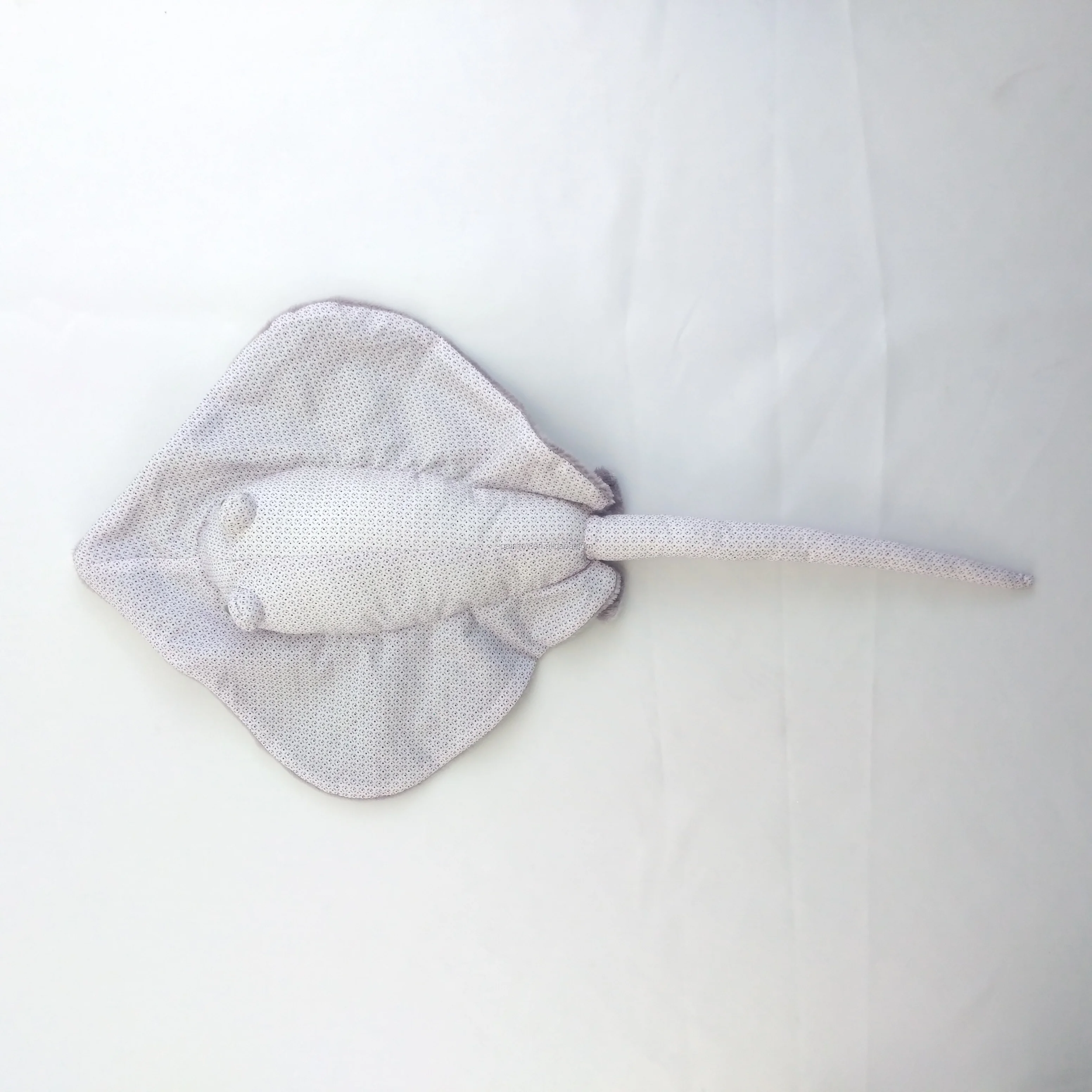 Manufacturer Custom Grey Ray Plush Toy Popular Skin-Friendly Kids Soft Stuffed Toy Lifelike Sea Animal Doll Plush Ray Toy