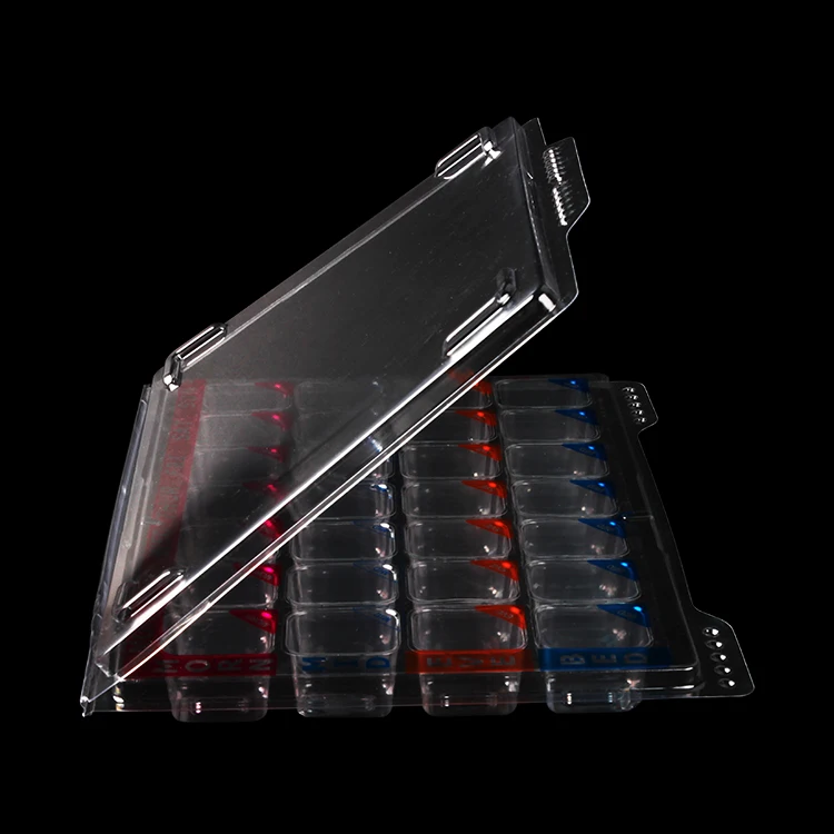 In-Stock Clear Plastic Pill Container Medicine Organizer Blister Dispenser Packaging Plastic Plates & Bowls for Pill Storage