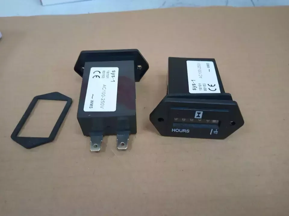 SYS-1 промышленный счетчик часов DC10-80V AC100-250V 220 В механический часовой счетчик