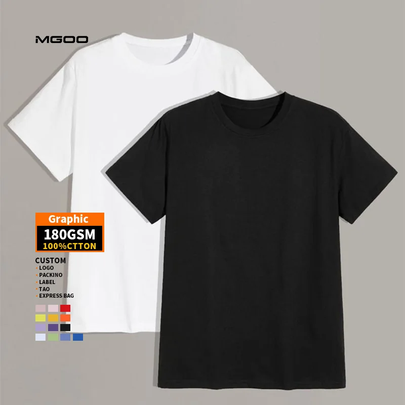 100% Heavyweight Cotton T-Shirt Boxy Fit Stock Washed Blank Vintage Oversized Tshirts