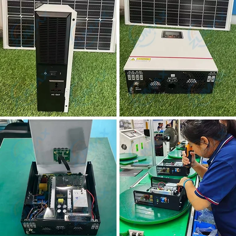 Wholesale Zumax 1kw 2kw 3kw Solar Inverter Hybrid 12v Off Grid solar inverter 5kw With MPPT Charge Controller
