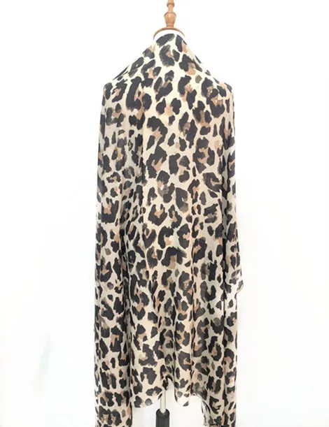 Top quality thick Rayon fabric Low MOQ custom printed 70x45inch leopard printed beach sarong pareo beachwear swimwear