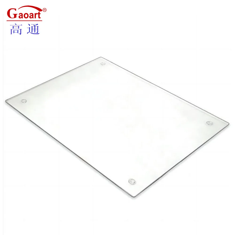Best Price Kitchen Products Slab Chopping Rectangular Vegetable Decal Cutting Cheese Board for Restaurants Wine Desktop Glass