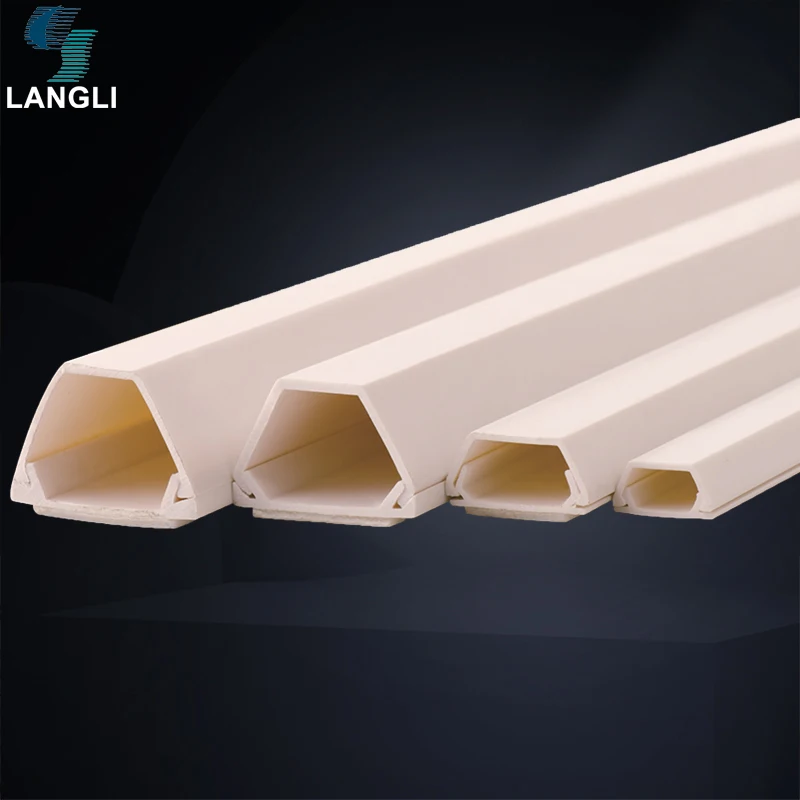 Electrical Plastic White Trunking Duct Wire Conduit Pipe Pvc Cable Tray