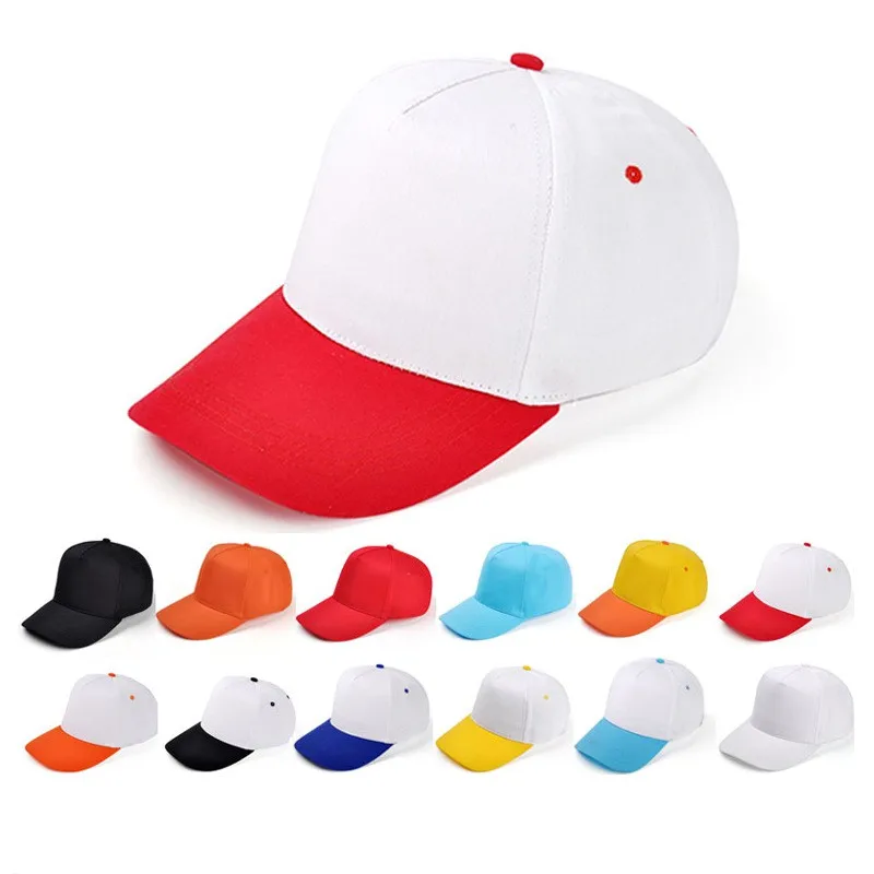 Sidiou Group High Quality Blank Wholesale Baseball Hats Custom Logo Printed Promotional Cap Multi Color Custom Name Hats