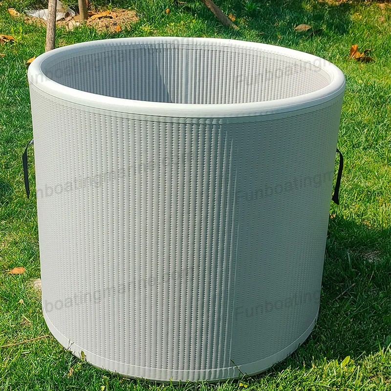 Portable ice bath tub for recovery health