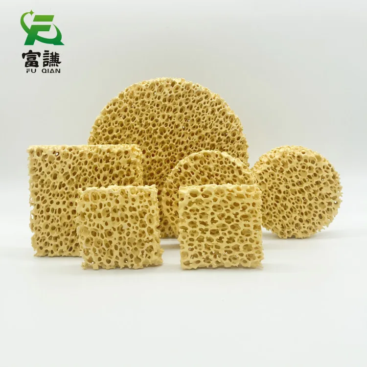 Round Square Size for Zirconia Ceramic Foam Filter for Foundry